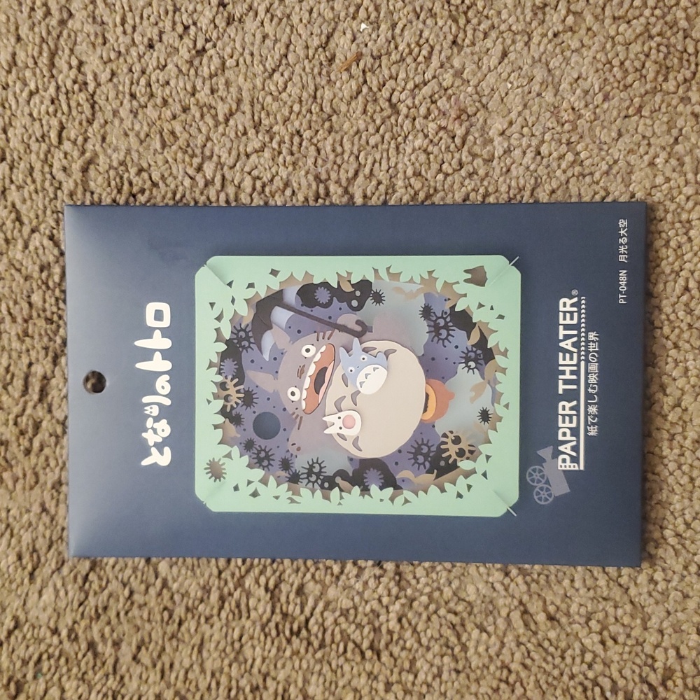 Totoro Paper Theater Art Kit  Ghibli Studio NIB Sealed ensky